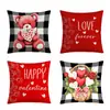 Amazon Série Amor Dia dos Namorados Capas de Almofada para Sala de Estar Sofá Decoração de Feriado Capas de Almofada Estampadas Transfronteiriça