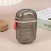 Porta jabón de viaje moderno, Caja de jabón portátil sellada con tapa, Estuche de jabón con drenaje de agua para viajes de negocios, Mini Lujo
