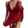 Ropa Interior Sexy Comercio Exterior Transfronterizo Malla Sexy Perspectiva Encaje Tirante Pijama Bata Conjunto Al Por Mayor 1619