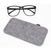 Ventas Directas de Fábrica Estilo Coreano Moderno Bolso para Gafas de Fieltro Rectangular Color Caramelo para Gafas Precio Bajo Venta al por Mayor