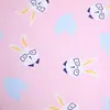 Capa para bolsa de roupas de algodão estampado, malha de algodão classe A para bebês, 300 peças, estampado, dupla face