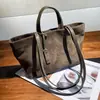 Bolso de Mano Transfronterizo de Cuero Genuino Gamuza Esmerilada Piel de Vaca de Primera Capa Bolso Tote de Gran Capacidad Nuevo para Mujer Otoño Invierno Bolso de Hombro Único