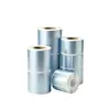Etiqueta térmica PET prata fosco 50x15mm, resistente a altas temperaturas, à prova d'água, resistente à corrosão, feita sob medida para a indústria de vestuário e beleza