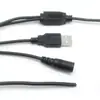 Cable de Extensión de Datos y Alimentación Dos en Uno USB A Macho a DC 2.5 Hembra de Audio con SR Abierto Personalizado