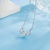 Collar de Estrellita Brillante de Alta Gama para Mujer, Diseño de Nicho de Lujo Ligero, Cadena para Clavícula, Joyería Elegante, Regalo de Cumpleaños para Novia