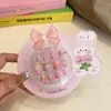 Pegatinas para Uñas Infantiles Niña Autoadhesivas Dibujos Animados Lindas Princesa Pegatinas para Dedos No Tóxicas e Inodoras Pegatinas para Uñas