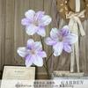 Lirio Hemerocallis Simulado Flor Falsa Flor de Piso para Boda Salón de Bodas Floral Decorativo de Alta Gama Arreglo Floral de Plástico Artificial