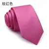 TIE TIE Estudiantes Hombres y Mujeres Ocio Moda Juvenil Arte Moda Hilo Liso Raya Atado a Mano Estrecho 6cm