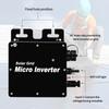 Estándar europeo Estándar americano Estándar japonés Estándar británico microinversor 300W compatible con conexión en serie de panel solar y tecnología dsp