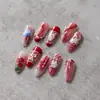 Nuevas Pegatinas para Uñas de Zorro de Nueve Colas con Adhesivo y Serie de Estampado Dorado