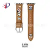 En stock Venta Directa Correa de Cuero Tambor Bordada de Cachorro para Apple Watch 5678910 Generación SE Reloj