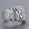 El Anillo de Pixiu de Moneda de Cobre de Moda de Kalemei Tiene un Significado Auspicioso y de Tesoro, Anillo Ancho de Pixiu para Hombre, Anillo Abierto