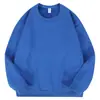 Nuevo Jersey de Color Sólido con Cuello Redondo de Manga Larga Casual para Primavera y Otoño, El Más Fácil de Combinar, Sudadera sin Capucha, Top Interior Casual Holgado