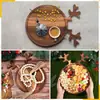 Bandeja Navideña de Madera, Bandeja de Reno, Bandeja de Árbol de Navidad de Reno, Bandeja de Dibujos Animados, Bandeja para Frutas y Snacks