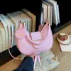 2026 Nuevo Bolso de Hombro Único a la Moda Francés Bolso de Moda para Mujer Temperamento Elegante Bolso Sencillo para Mujer Bolso Dumpling