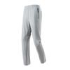 Pantalones de Seda de Hielo para Hombre Verano Delgados Deportivos de Secado Rápido Bolsillo con Cremallera Pantalones Casuales Slim Drape Rectos Nueve Puntos