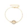 Pulseras de Moda de Venta Caliente Europeas y Americanas con Incrustaciones de Diamantes de Veinte Constelaciones, Pulseras Redondas Huecas Personalizadas y Versátiles, Regalos para Parejas de Estudiantes