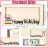 En Stock Transfronterizo Temporada de Graduación Universitaria Europea y Americana 2025 Cartera Pinza para Billetes de Madera Cartera Personalizada Cartera de Madera