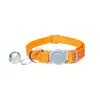 Pei Pet Beibei nuevo collar reflectante de seda para gato con hebilla de seguridad ajustable y correas reflectantes al por mayor