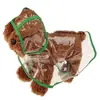 Impermeable Transparente para Perro Grande y Mediano Samoyedo Teddy Bichón Golden Retriever Ropa Impermeable para Mascotas Poncho para Perro Grande