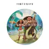 Moana Moana Princesa Dibujos Animados Fiesta Set Cuchillo y Tenedor Cuchara Desechables Taza de Papel Plato Bandera Mantel Pajita