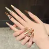 Maillard Barroco Ojo de Gato Francés Estilo Buccellati Uñas Portables de Lujo Ligero