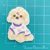 Peluche Lindo de Cachorro de Dibujos Animados Parche Acrílico Accesorios para Pasadores DIY Joyería Hecha a Mano Insignia Imán para Refrigerador Venta al por Mayor
