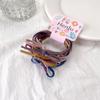 Lindo Scrunchie para el Cabello para Mujer en Colores Dulces, Accesorio para el Cabello de Alta Elasticidad