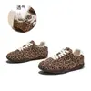 Zapatillas de entrenamiento para mujer de cuero genuino 2026 otoño suela plana deportivas casual blancas versátiles zapatos de mujer 2026 primavera