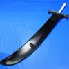 Mercancía de Anime One Piece Mihawk Ojo de Halcón Hoja Negra Nocturna Arma de Cosplay Accesorio Modelo Espada Grande de Madera Sin Afilar
