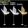 Adereços de Casamento Asas de Borboleta Luminosas Pingente Decoração de Teto Lustre de Casamento t Palco Caminho de Ferro Guias Ornamentos