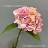 Sensación de Color Otoñal Simulada Hortensia Hawaiana Hidratante Arreglo de Boda Flor Artificial Hortensia Impresa en 3D Adornos para Sala de Estar