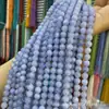 Piedra Natural Semiacabado Ágata Cristal Jade Púrpura Calcedonia Cuentas Sueltas Semiacabado Accesorios para Joyería DIY Venta al por Mayor