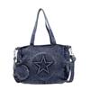 Estilo Coreano 2025 Verano Nuevo Bolsa de Compras de Mezclilla Bolso de Hombro Gran Capacidad Estilo Relajado Diseño Nicho Bolso Cruzado
