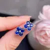Aretes de Zafiro Natural en Azul Real Premium, los Zafiros de Alta Pureza Son un Tipo de Gema de Lujo