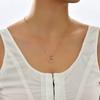 Europa y Estados Unidos superventas simple fresco amor micro-incrustado circón collar nicho todo-combinable colgante en forma de corazón cadena clavícula mujeres