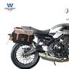 Coche muscle Wolf adecuado para Kawasaki Z650RS bolsa lateral bolsa lateral caja lateral retro modificación bolsa para casco cinturón impermeable marco de liberación rápida