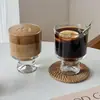 Taza de Café Estilo Ins, Vaso de Vidrio de Alta Calidad para Helado, Yogurt, Postre, Mousse, Copa de Cóctel, Taza para Latte
