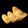 Fábrica directa topacio beige lingote de plata topacio cuerno de la abundancia adornos jade a productos artesanías de jade jade al por mayor