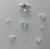Zircônia Branca Formato Marquise Pedra Sintética Wuzhou Pedra Solta Fonte Fabricante Joias Podem Ser Usadas para Cravação Acessórios DIY e Nail Art