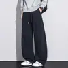 Novidade Outono/Inverno 2026 Algodão Puro Estilo Americano Celanfit High Street Calças Cargo Plissadas Largas para Homem