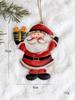 Decoração de Natal de Novo Produto Transfronteiriça Pingente Pequeno de Arte em Ferro Velho Retrô para Idosos Pingente para Decoração de Árvore de Natal