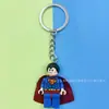 Chaveiro Bloco de Montar Vingadores Transfronteiriço Chaveiro Anel do Homem-Aranha Homem de Ferro Flash Compatível com Lego
