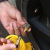 Bomba de aire para coche Adaptador de boquilla de aire de rosca americana Accesorios para bomba de aire de coche Cabezal de conversión rápida Boquilla de aire con clip