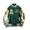 Suministro de comercio exterior, toalla de primavera, abrigo bordado para hombre, nueva chaqueta holgada de hip-hop callejero, traje de béisbol americano, marea