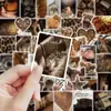 63 Pegatinas Decorativas de Graffiti de Material con Estampado de Leopardo de Alto Valor, Sin Repetir, Estilo Europeo y Americano, para Refrigerador, Computadora, Caja de Almacenamiento