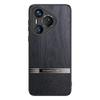 Adecuado para funda de teléfono Honor 600, Funda protectora Huawei Pura90 con costura doble y veta de madera Mate80, Nova16 Textura de cuero