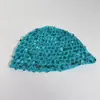 Sombrero de Red para Niños de Hilo Tejido con Lentejuelas, Sombrero de Ganchillo Hecho a Mano para Niñas, Accesorio de Moda y Elegante