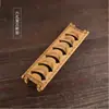 Portavasos secador de tazas de bambú estante de secado y almacenamiento escurridor portavasos de té set de té kung fu portátil accesorios para ceremonia del té venta directa de fábrica