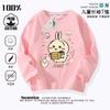 Camiseta de Manga Longa para Meninas, Roupa Fina de Outono, Roupas de Algodão para Crianças, Tops Grandes para Crianças, Estilo Coreano 8